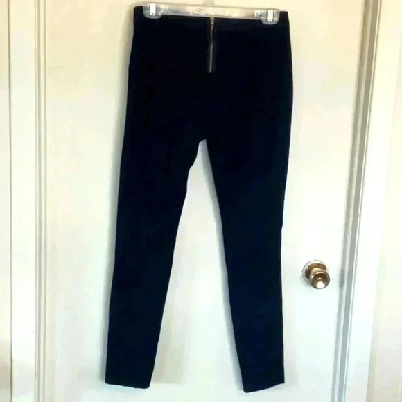 J. Crew Women’s Waisted Leggings With Zipper Size 6R in Black - Picture 2 of 3